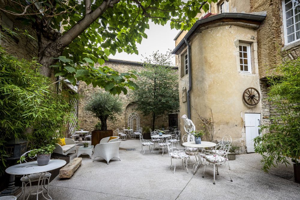The courtyard